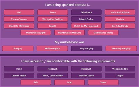 Self Spanking Punishment Generator .